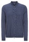 Maerz Merino Extrafine Zipper Vest Nimes Blue