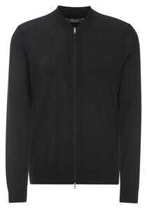 Maerz Merino Extrafine Zipper Vest Zwart