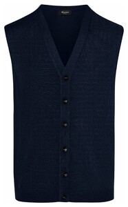 Maerz Merino Superwash Buttons Gilet Navy