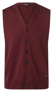 Maerz Merino Superwash Buttons Waistcoat Barolo Wine