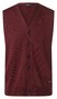 Maerz Merino Superwash Buttons Waistcoat Barolo Wine