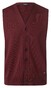 Maerz Merino Superwash Buttons Waistcoat Barolo Wine