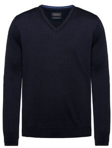 Maerz Merino Superwash Extra Long Sleeve Pullover Navy
