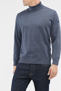 Maerz Merino Superwash Regular Fit Coltrui Trui Nimes Blue