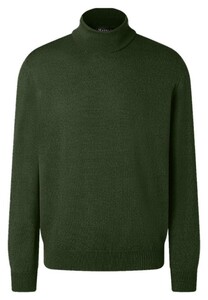 Maerz Merino Superwash Regular Fit Turtleneck Pullover Moos Garden
