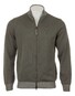 Maerz Merino Superwash Subtle Mélange Full Two-Way Zip Cardigan Foggy Teal
