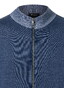 Maerz Merino Superwash Subtle Mélange Full Two-Way Zip Vest Deep Sea