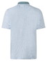 Maerz Micro Texture Pattern Contrast Collar Cotton Polo Pastel Turquoise