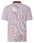 Maerz Micro Texture Pattern Contrast Collar Cotton Polo Soft Grape