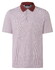 Maerz Micro Texture Pattern Contrast Collar Cotton Polo Soft Grape