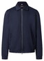 Maerz Modern Full Zip Solid Color Viscose Blend Vest Nightfall Blue