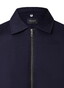Maerz Modern Full Zip Solid Color Viscose Blend Vest Nightfall Blue