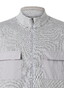 Maerz Modern Luxury Full Zip Sweat Vest Clear Silver