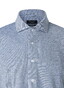 Maerz Modern Subtle Mélange Mercerized Cotton Overhemd Deep Sea