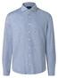 Maerz Modern Subtle Mélange Mercerized Cotton Overhemd Deep Sea
