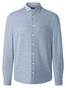 Maerz Modern Uni Color Button-Down Cotton Piqué Overhemd Dawn Blue