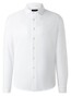 Maerz Modern Uni Color Button-Down Cotton Piqué Overhemd Pure White