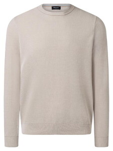 Maerz Organic Cotton Two Color Pique Structure Pullover Frappuccino