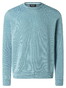 Maerz Organic Cotton Two Color Pique Structure Pullover Pastel Turquoise