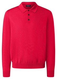 Maerz Polo Lange Mouw Pullover Flash Red