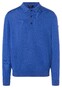 Maerz Polo Lange Mouw Trui Blue Feather