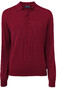 Maerz Polo Lange Mouw Trui Bordeaux