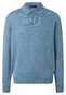Maerz Polo Lange Mouw Trui Polar Blue