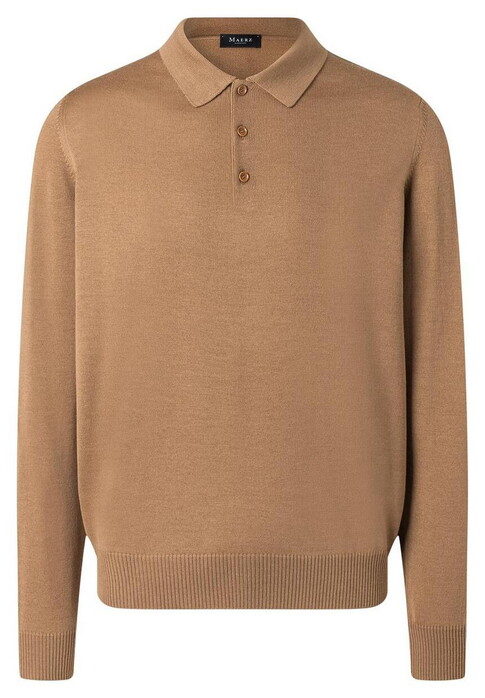 Maerz Polo Lange Mouw Trui Pumpkin Spice
