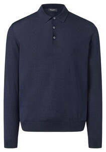 Maerz Premium Polokraag Trui Midnight Blue