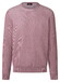 Maerz Ribbed Texture Subtle Pearl Effect Organic Cotton Crew Neck Pullover Soft Grape