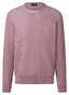 Maerz Ribbed Texture Subtle Pearl Effect Organic Cotton Crew Neck Trui Soft Grape