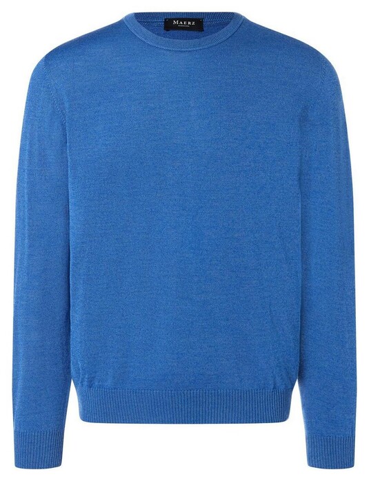 Maerz Ronde Hals Trui Blue Feather