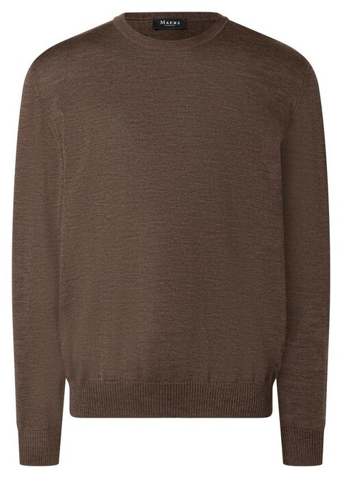 Maerz Ronde Hals Trui Field Brown
