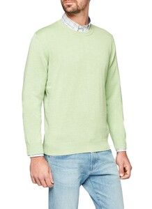 Maerz Round Neck Merino Superwash Pullover Apple Green