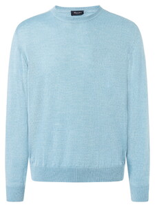 Maerz Round Neck Merino Superwash Pullover Ocean Aqua
