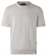 Maerz Short Sleeve Pullover Uni Color Fine Cotton Knit Trui Frappuccino