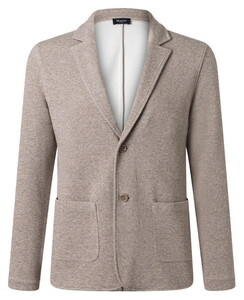 Maerz Soft Cotton Blend Knit Blazer Cardigan Mascarpone Cream