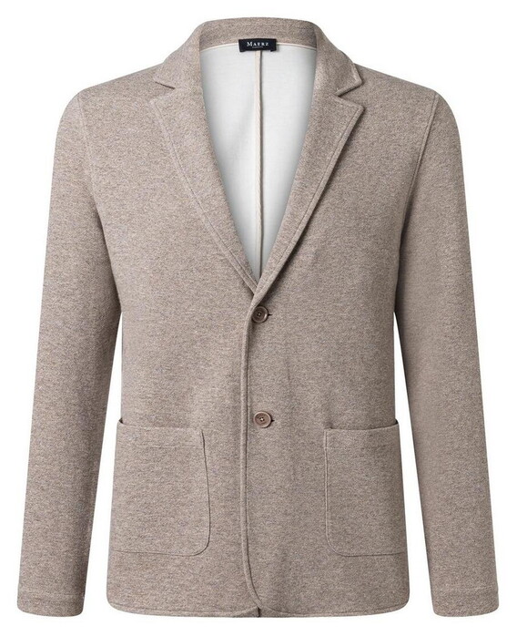 Maerz Soft Cotton Blend Knit Blazer Vest Mascarpone Cream