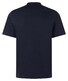Maerz Solid Color Henley Collar Polo Navy