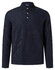 Maerz Solid Color Long Sleeve Cotton Piqué Polo Navy