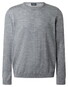 Maerz Solid Color Luxury Merino Extrafine Round Neck Pullover Shark Skin