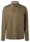 Maerz Solid Color Mercerized Cotton Long Sleeve Polo Fresh Herbs