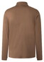 Maerz Solid Color Mercerized Cotton Long Sleeve Polo Nougat