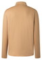Maerz Solid Color Mercerized Cotton Long Sleeve Polo Pumpkin Spice