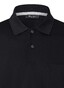 Maerz Solid Color Mercerized Cotton Long Sleeve Polo Zwart
