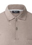 Maerz Solid Color Mercerized Cotton Long Sleeve Poloshirt Cedar Wood