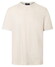 Maerz Solid Color Plated Jersey Knit T-Shirt Light Almond
