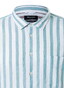 Maerz Striped Soft Finish Cotton Overhemd Pastel Turquoise