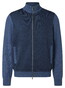 Maerz Subtle Details Texture Knit Merino Superwash Full 2-Way Zip Cardigan Deep Sea