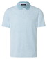 Maerz Subtle Leaves Pattern Polo Bright Aqua